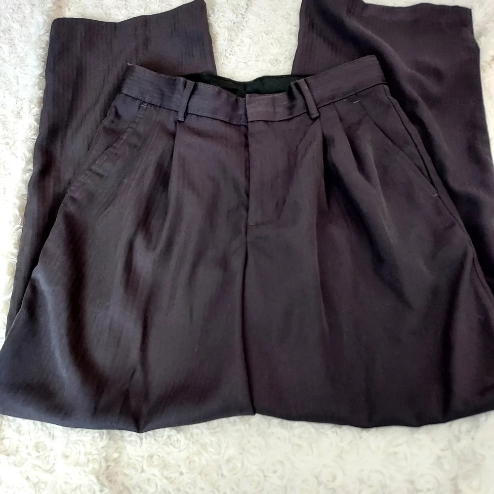 Perry Ellis Young Men's Charcoal dress slacks 12 Regular Formal Church Wedding